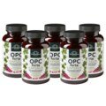 Set - 5x OPC forte - 800 mg Traubenkernextrakt pro Tagesdosis (2 Kapseln) - 180 Kapseln - von Unimedica